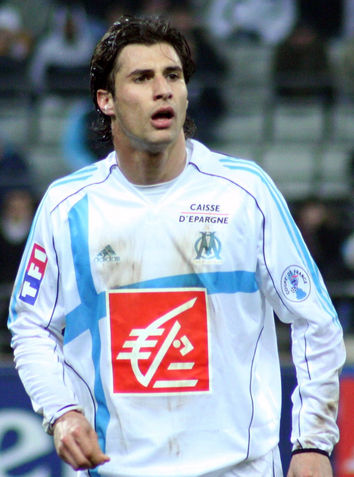 Lorik Cana — long-serving captain of the Euro 2016 generation, here in Marseille colors, 2008.