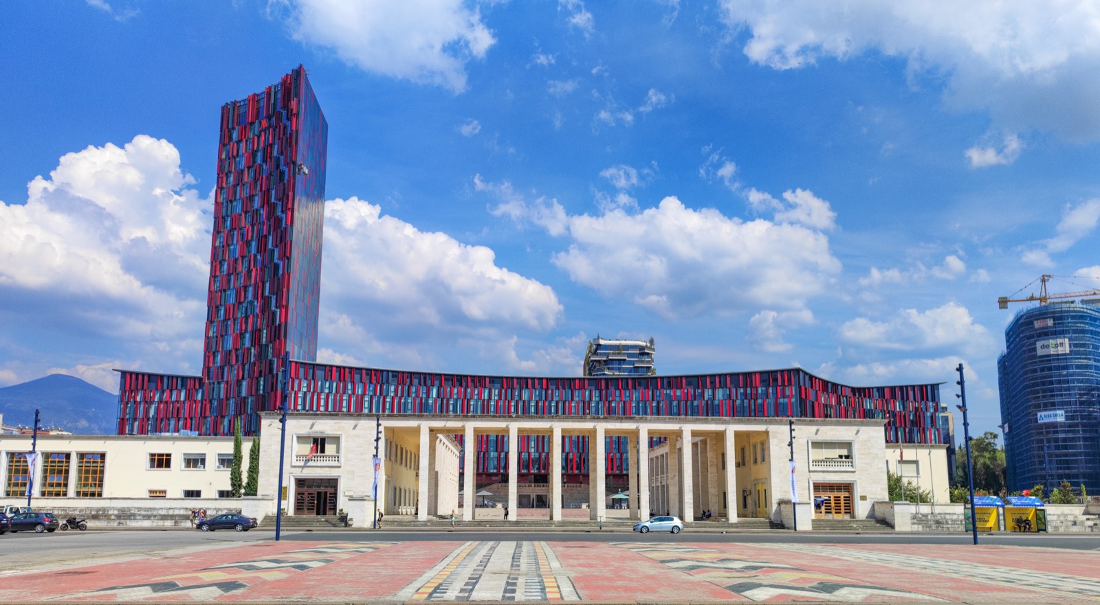 Air Albania Stadium / Arena Kombëtare in Tirana — the national team's home ground, opened 2019, capacity 22,500.