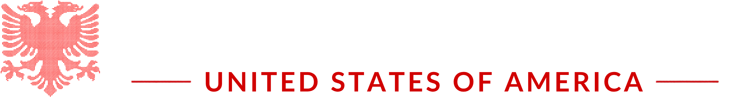 National Albanian Registry — full lockup, dark background