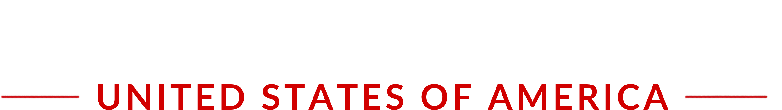 National Albanian Registry — wordmark with USA subline, reverse for dark backgrounds